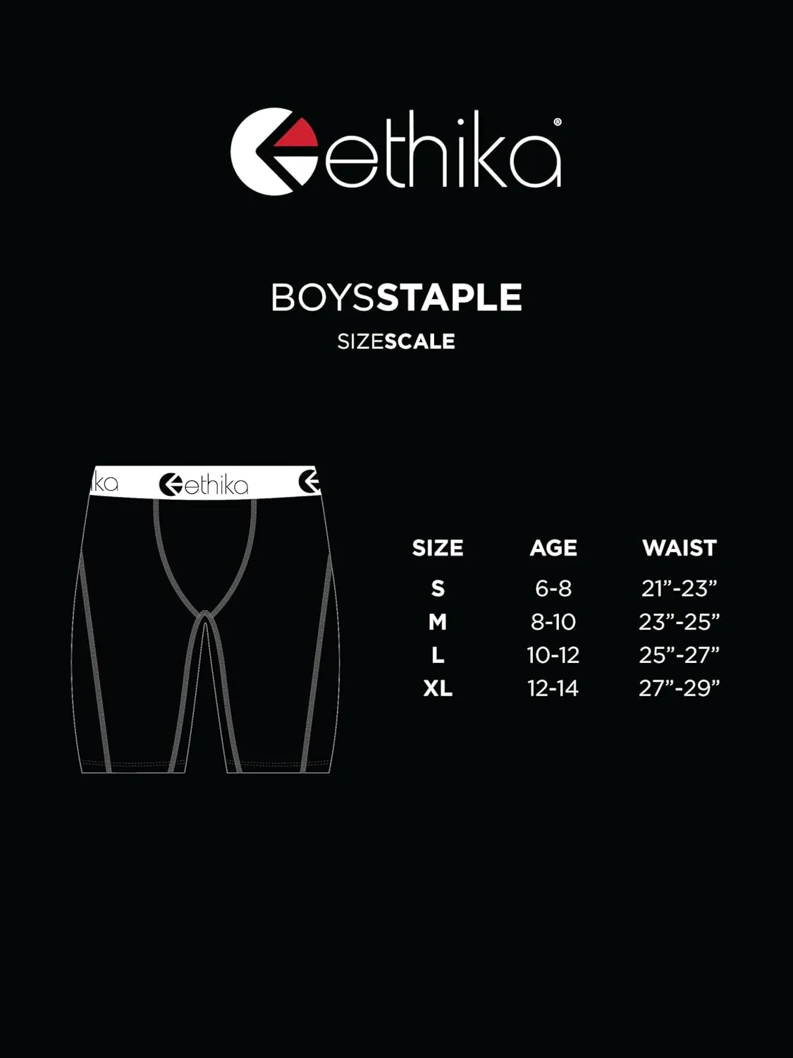 Ethika Boys SubZero Staple Boxer Brief | Blue