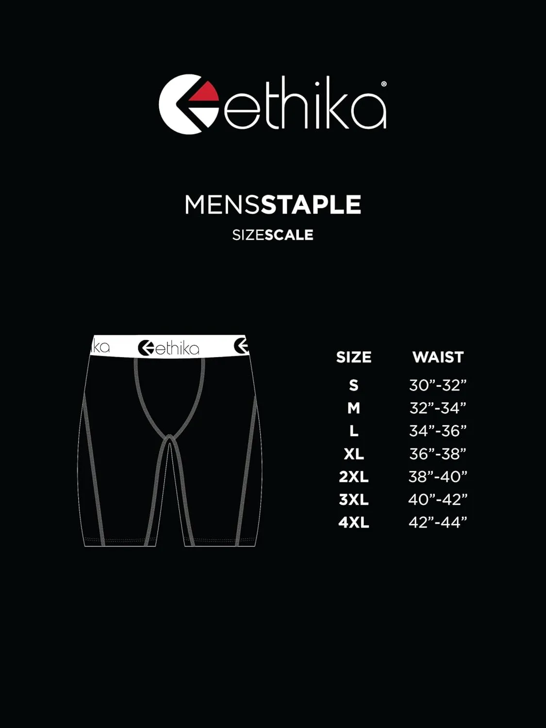 Ethika Mens Micro Mesh Staple Boxer Brief | Black
