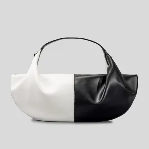 Evie Elongated Patchwork Hobo Bags - 13 Colors