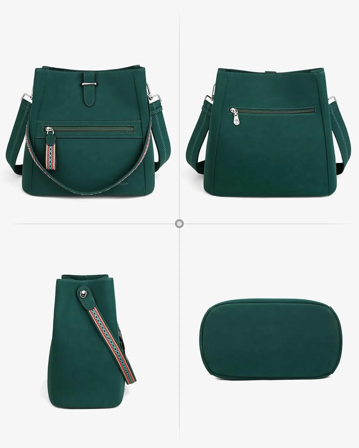 FADEON Bucket Bag for Women Purses and Handbags Designer Hobo Bags for Women Crossbody PU Leather Shoulder Bag Trendy