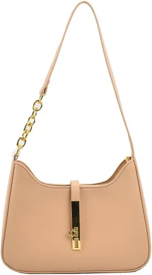 Fashion Vegan Leather Shoulder Bag for Women Handbags Purse Small Tote Bag Casual Top Handle Satchel 2024