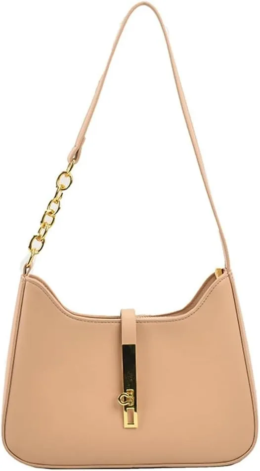 Fashion Vegan Leather Shoulder Bag for Women Handbags Purse Small Tote Bag Casual Top Handle Satchel 2024