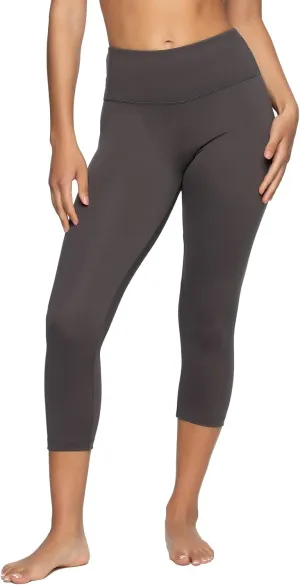 Felina Super Soft Sueded Womens Capri Leggings - Squat Proof & Breathable, Tummy Control Yoga Pants
