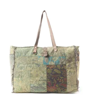 Fern Grove Patchwork Weekender bag