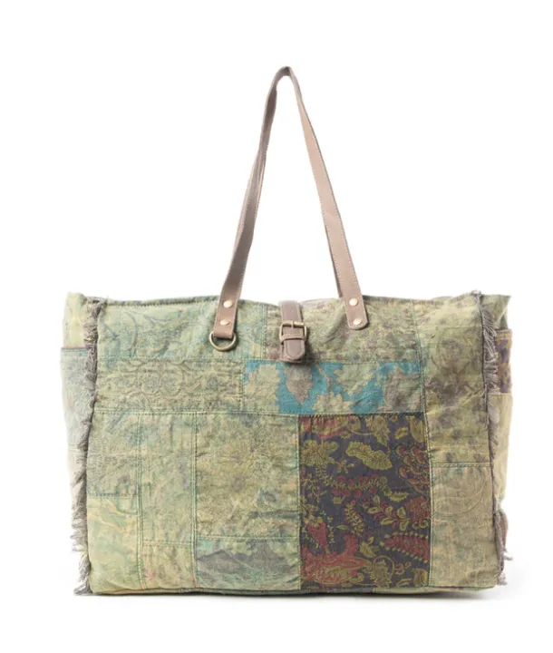 Fern Grove Patchwork Weekender bag