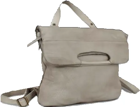FL25  Leather Convertible Backpack