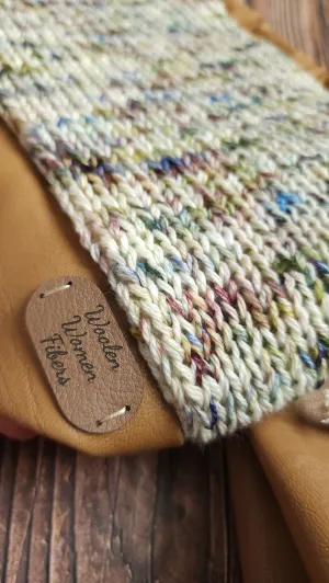Floral Keepsake Knitted Knapsack