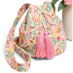 Flower Burst Bucket Bag