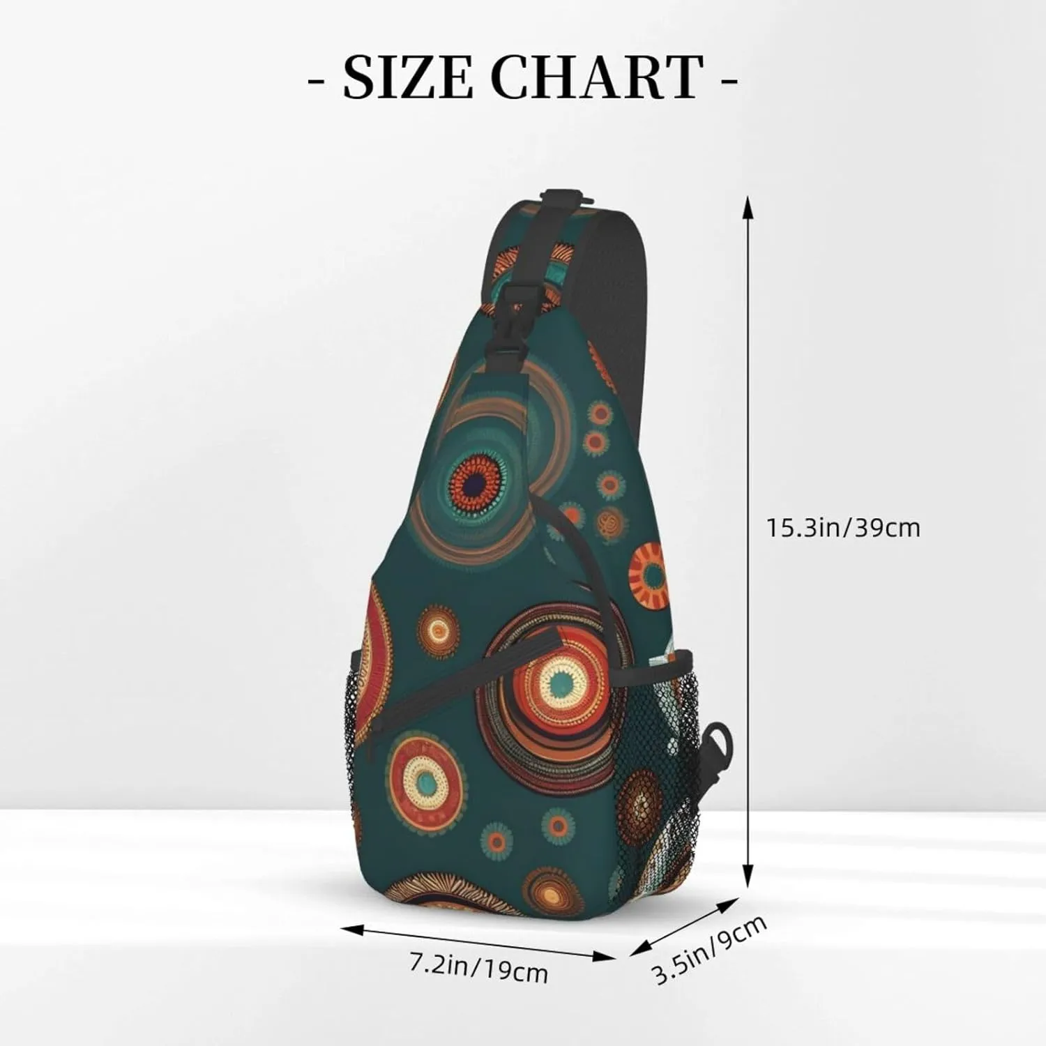 Flowers Skull Ornamental Pattern Unisex Daypack Chest Pack â€“ Lightweight & Stylish Hiking Rucksack, Versatile Messenger Bag