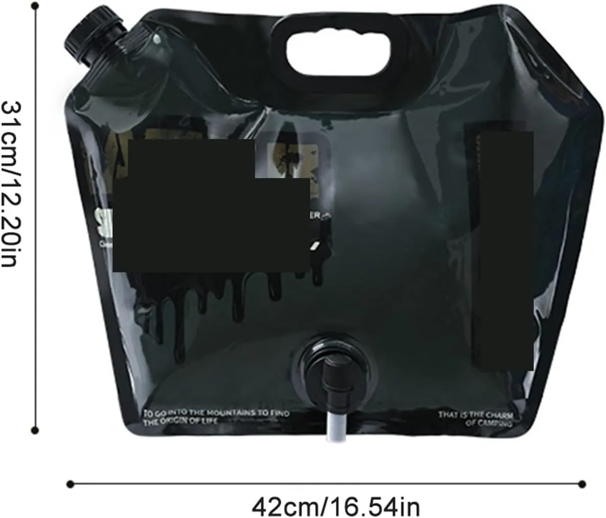 Folding Portable Bucket 8L Big Capacity Bag Portable Folding Bucket Container Outdoor Travel Camping Collapsible Pouch Camping (Color : 5L Blue)