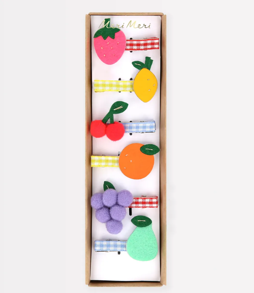Fruit Hair Clips