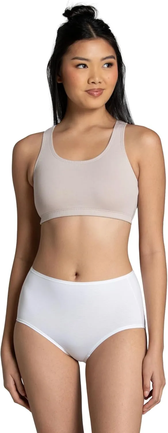 Fruit of the Loom Women's Breathable Underwear, Moisture Wicking Keeps You Cool & Comfortable, Available in Plus Size