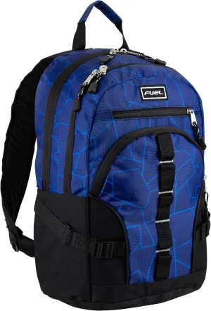 FUEL Hiking Laptop Backpack, College Bookbag, Travel Daypack with 5 Compartments, Dynamo Tech Pocket, 18.5 Inches