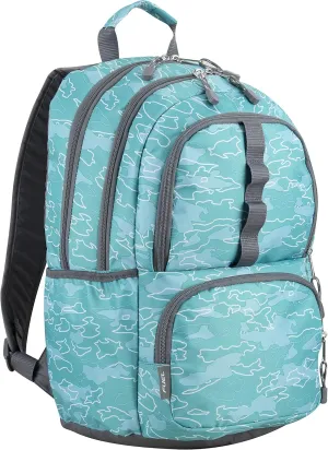 FUEL Hiking Laptop Backpack, College Bookbag, Travel Daypack with 5 Compartments, Dynamo Tech Pocket, 18.5 Inches
