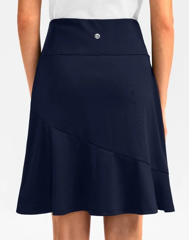 G Gradual Skorts Skirts for Women with 5 Pockets 20" Knee Length Golf Skirt Modest Long Tennis Athletic Skirts for Women