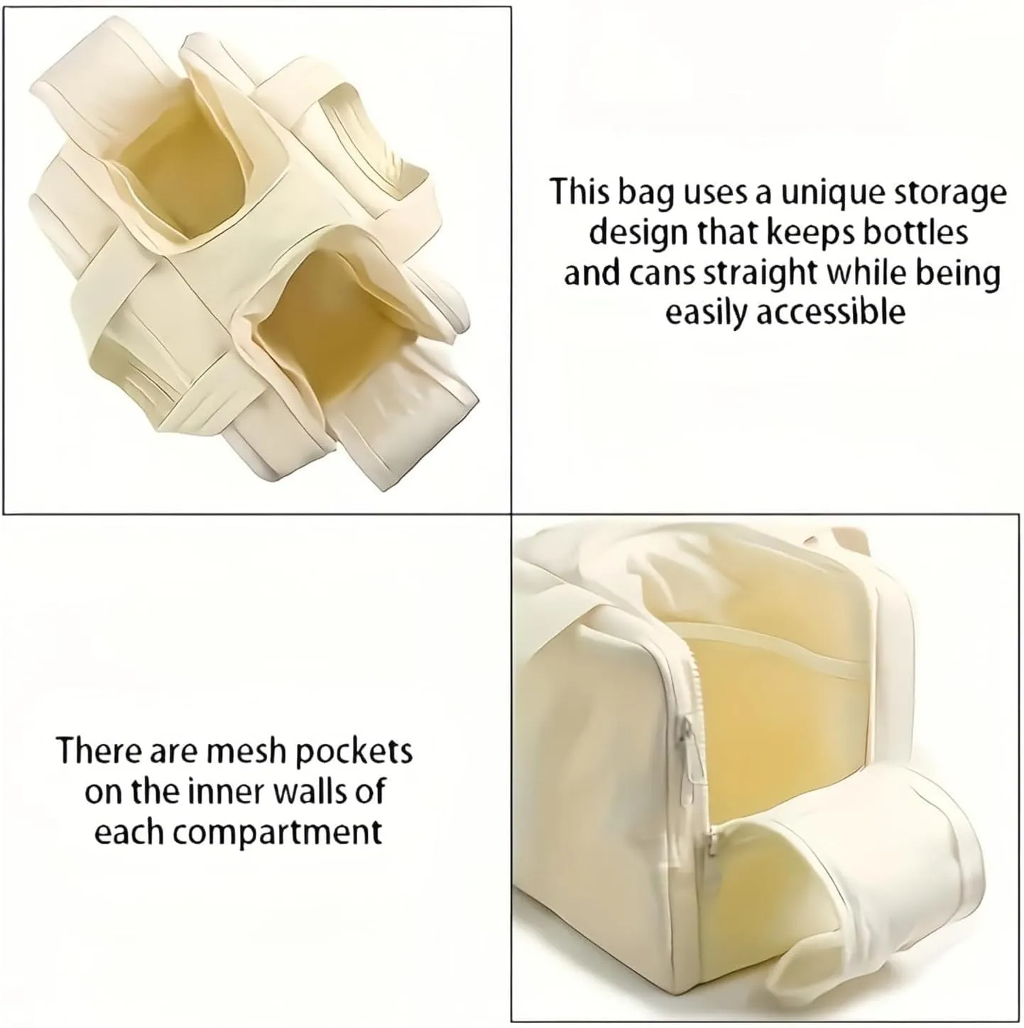 GDSAFS Large Capacity Wide-Open Travel Cosmetic Bag - Curetoaway Travel Cosmetic Bag, 4-In-1 Portable Waterproof Dry/Wet Separation Pouch Open Flat Toiletry Bags with 4 Compartments (2pcs/B)