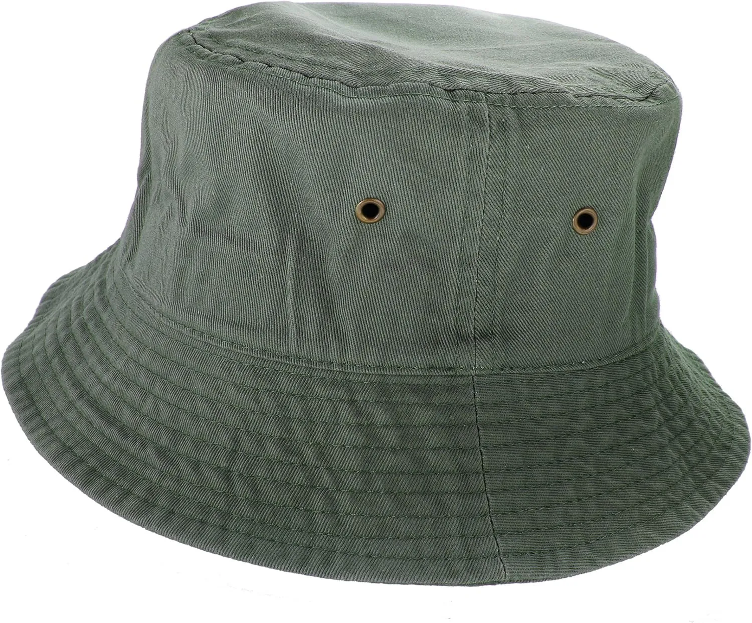 Gelante Solid Color 100% Cotton Bucket Hat for Women and Men Packable Travel Summer Beach Hat