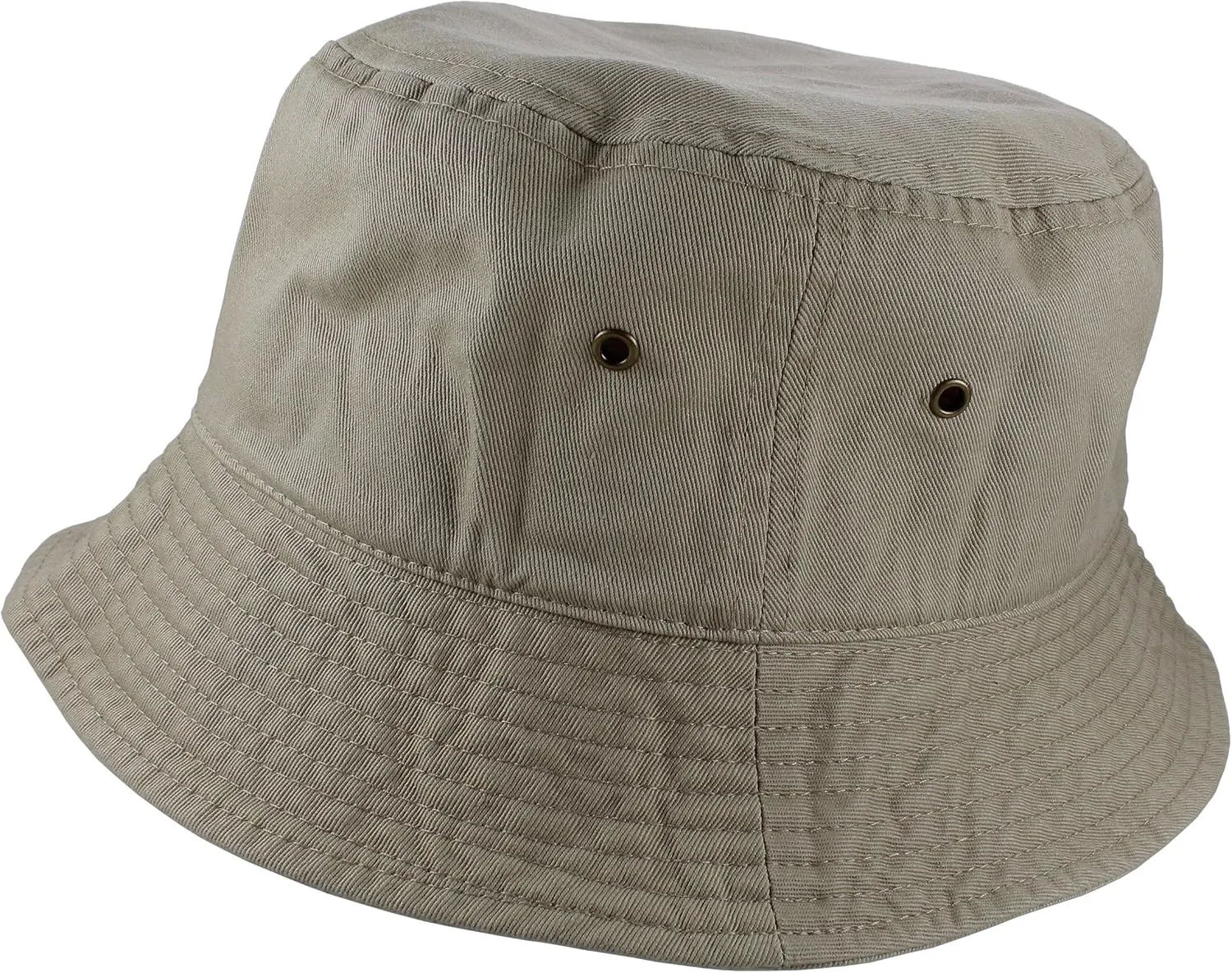 Gelante Solid Color 100% Cotton Bucket Hat for Women and Men Packable Travel Summer Beach Hat