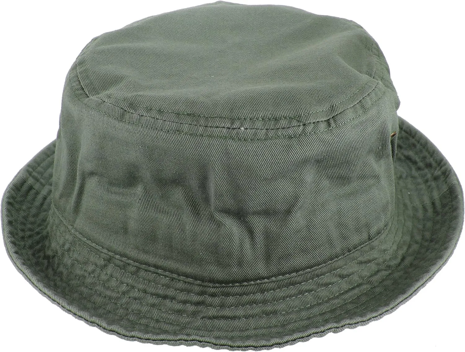 Gelante Solid Color 100% Cotton Bucket Hat for Women and Men Packable Travel Summer Beach Hat