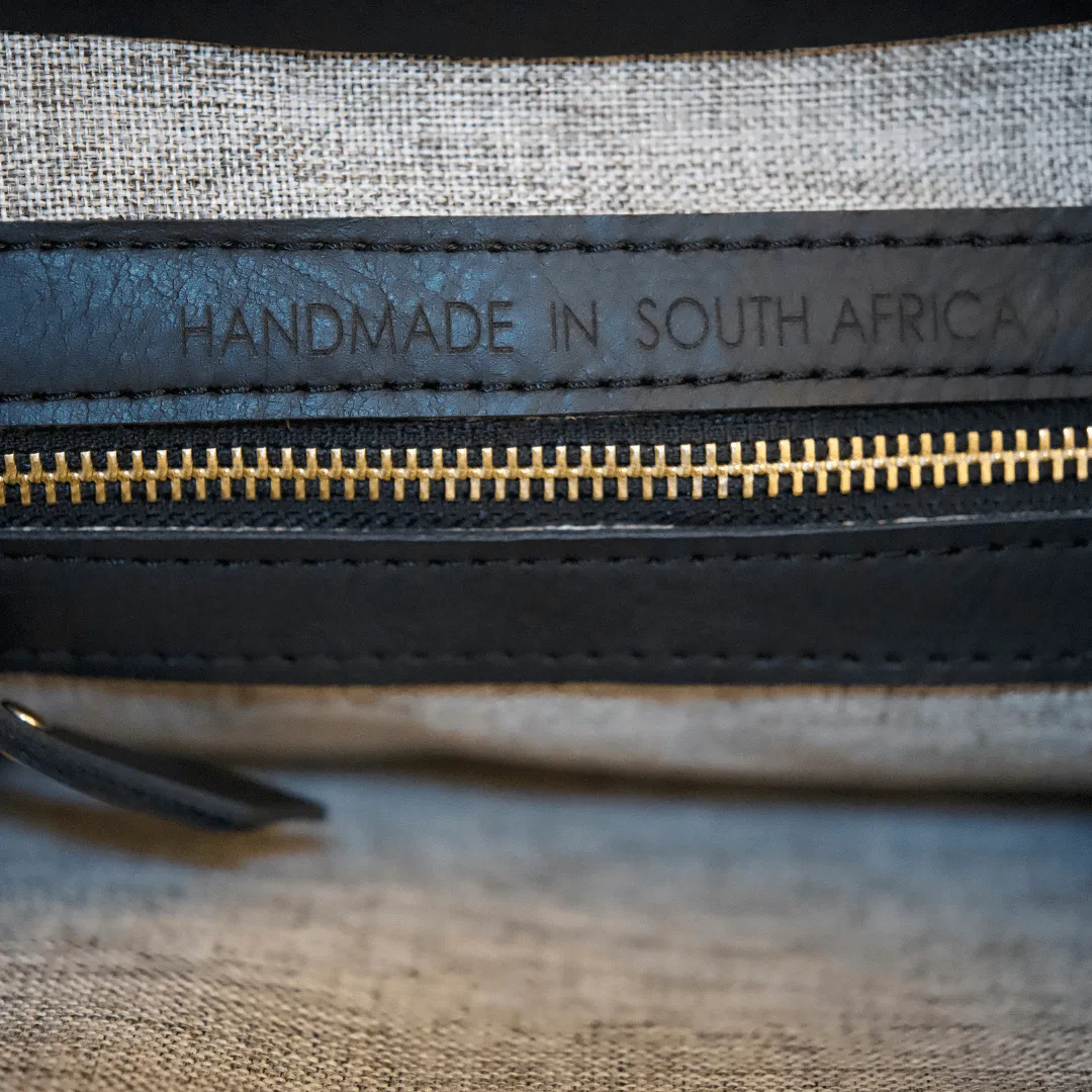 Genuine Leather Drawstring Bag