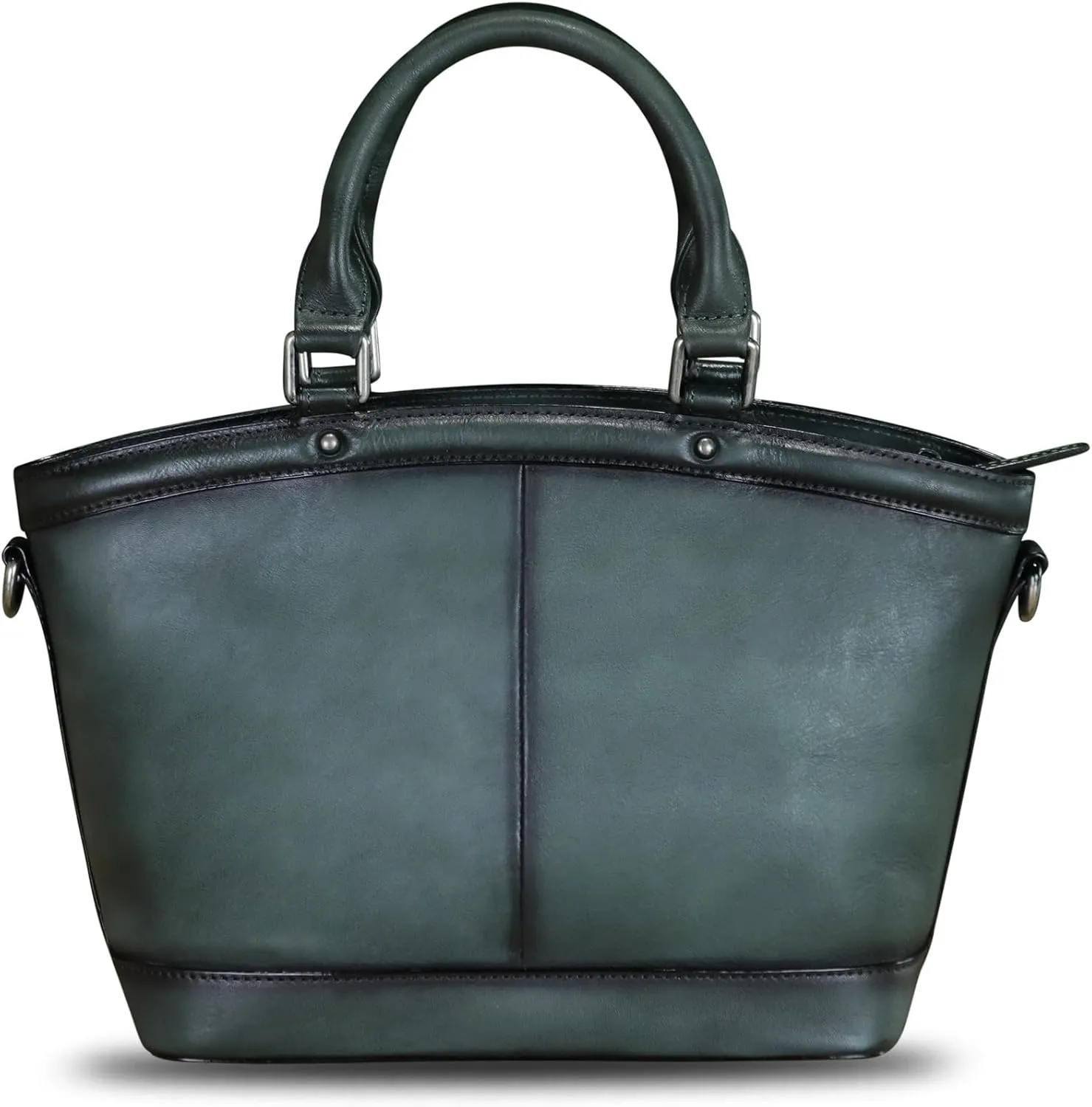 Genuine Leather Handbag Purse for Women Hand Painted Shoulder Handbag Handmade Purse Crossbody Work Tote Casual Bag
