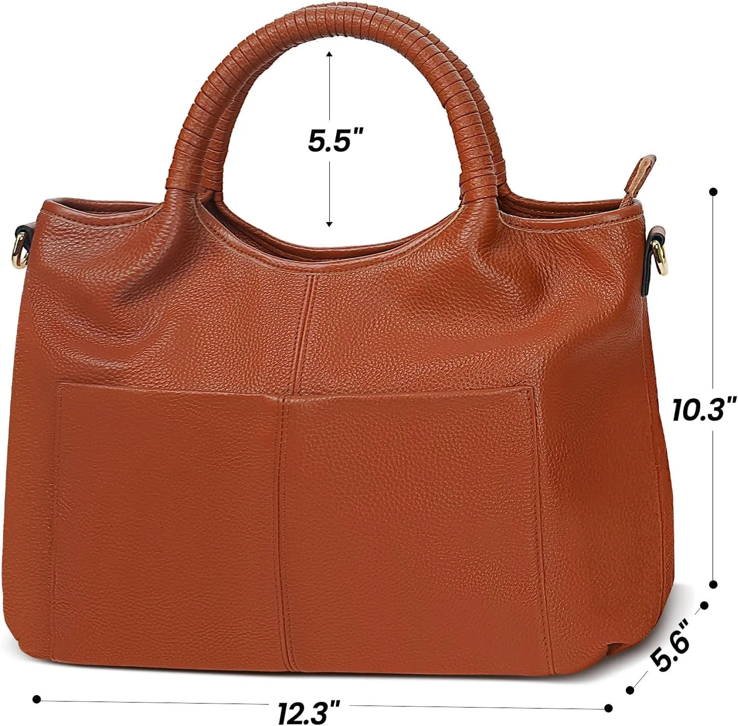 Genuine Leather Purses for Women Crossbody Shoulder Bags Designer Handbags Top Handle Satchel Bag