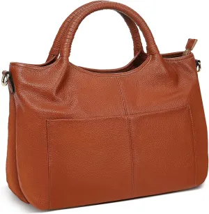 Genuine Leather Purses for Women Crossbody Shoulder Bags Designer Handbags Top Handle Satchel Bag