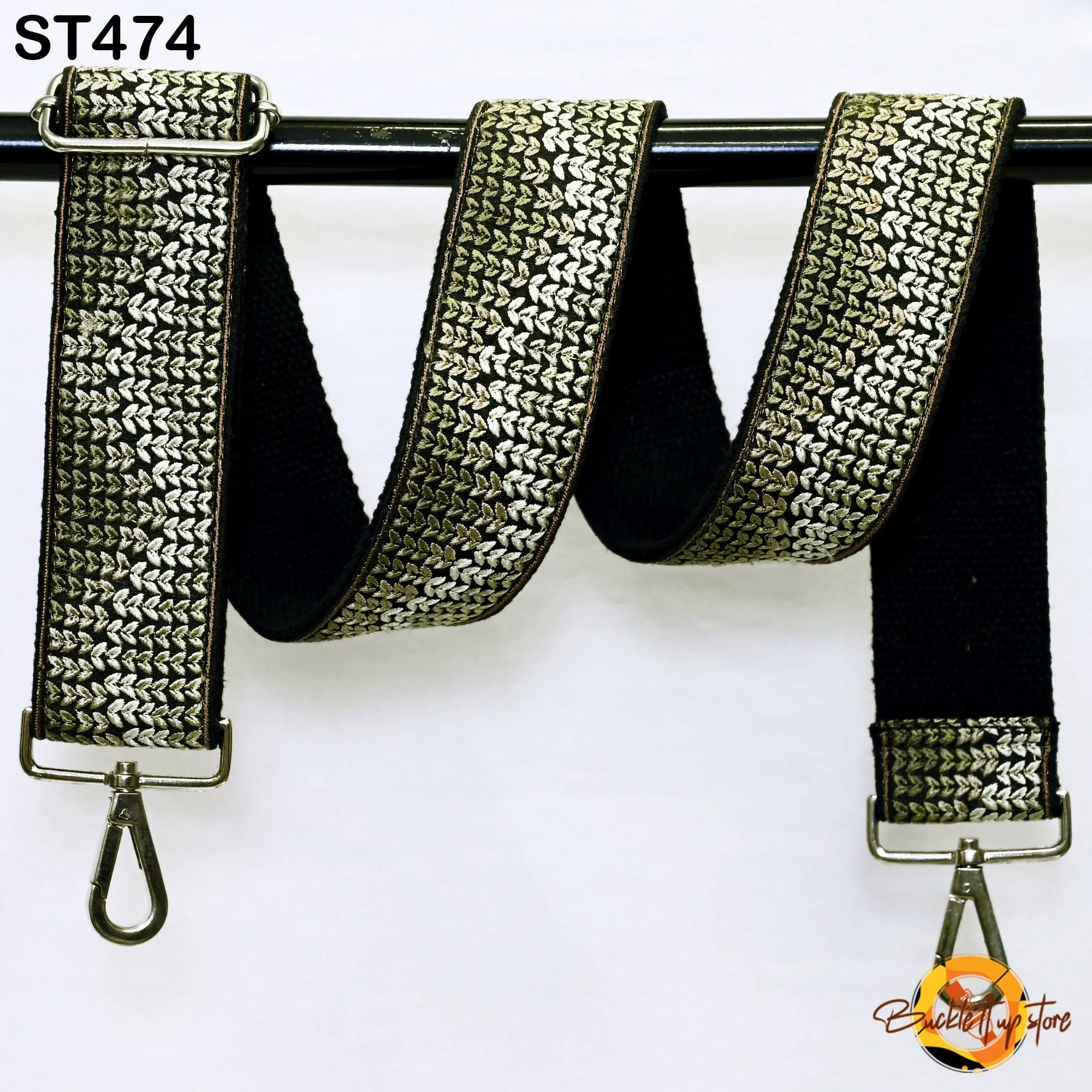 Gift for Friend Replacement Purse Strap Embroidery Crossbody Strap for Purses Floral Embroidered Bag Strap Boho Guitar Strap Handbag Strap