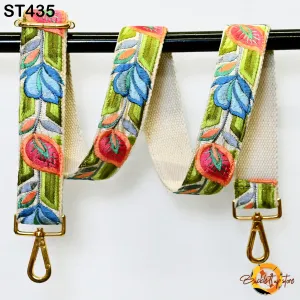 Gift for Mother Embroidery Replacement Strap Purse Strap Crossbody Strap for Purses Embroidered Boho Bag Strap Guitar Strap Handbag Strap