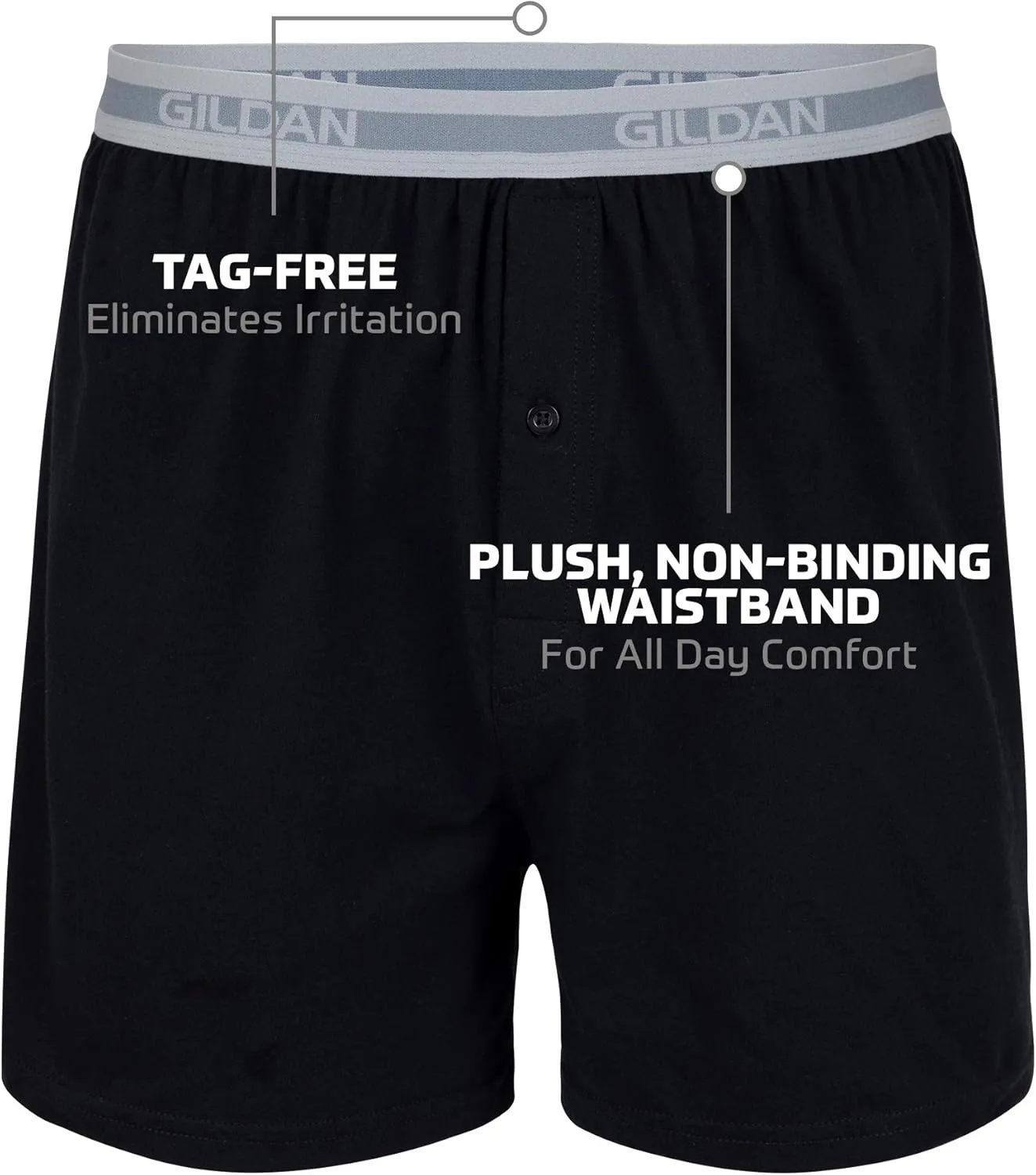 Gildan Men's Underwear Boxers, Multipack