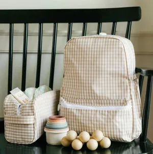 Gingham Backpacker - Khaki