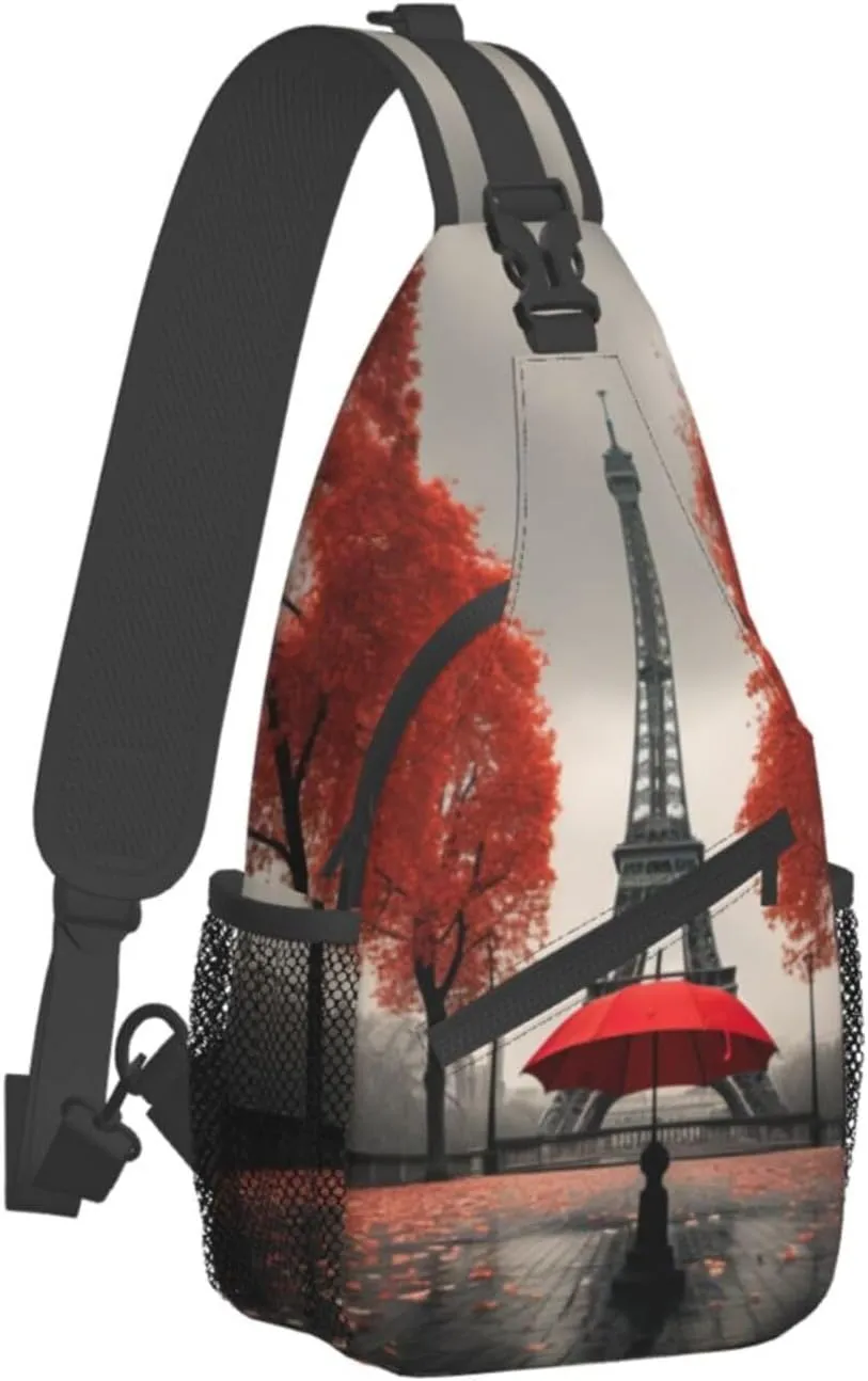 Girl Dance Butterfly Crossbody Bag Chest Shoulder Bag Small Casual Backpack Suitable For Women Men Hiking