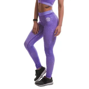 Golds Gym F-L Sublimated Gym Leggings - Lilac