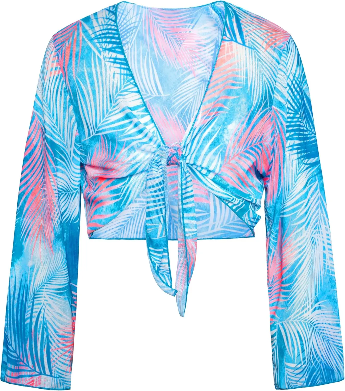 GRACE KARIN Teen Girls Bathing Suits Kids 4 Piece Long Sleeve Swimsuit Kimono Up Pants Bikini Tankini Set Swimwear
