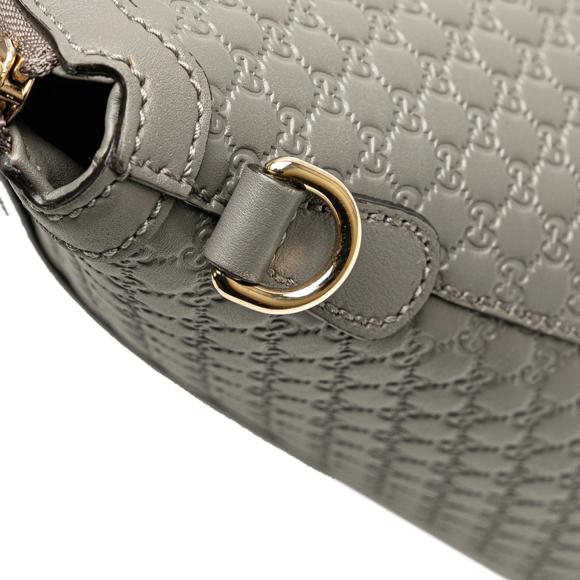 Gray Gucci Small Microguccissima Joy Satchel