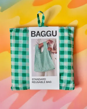 Green Gingham Baggu