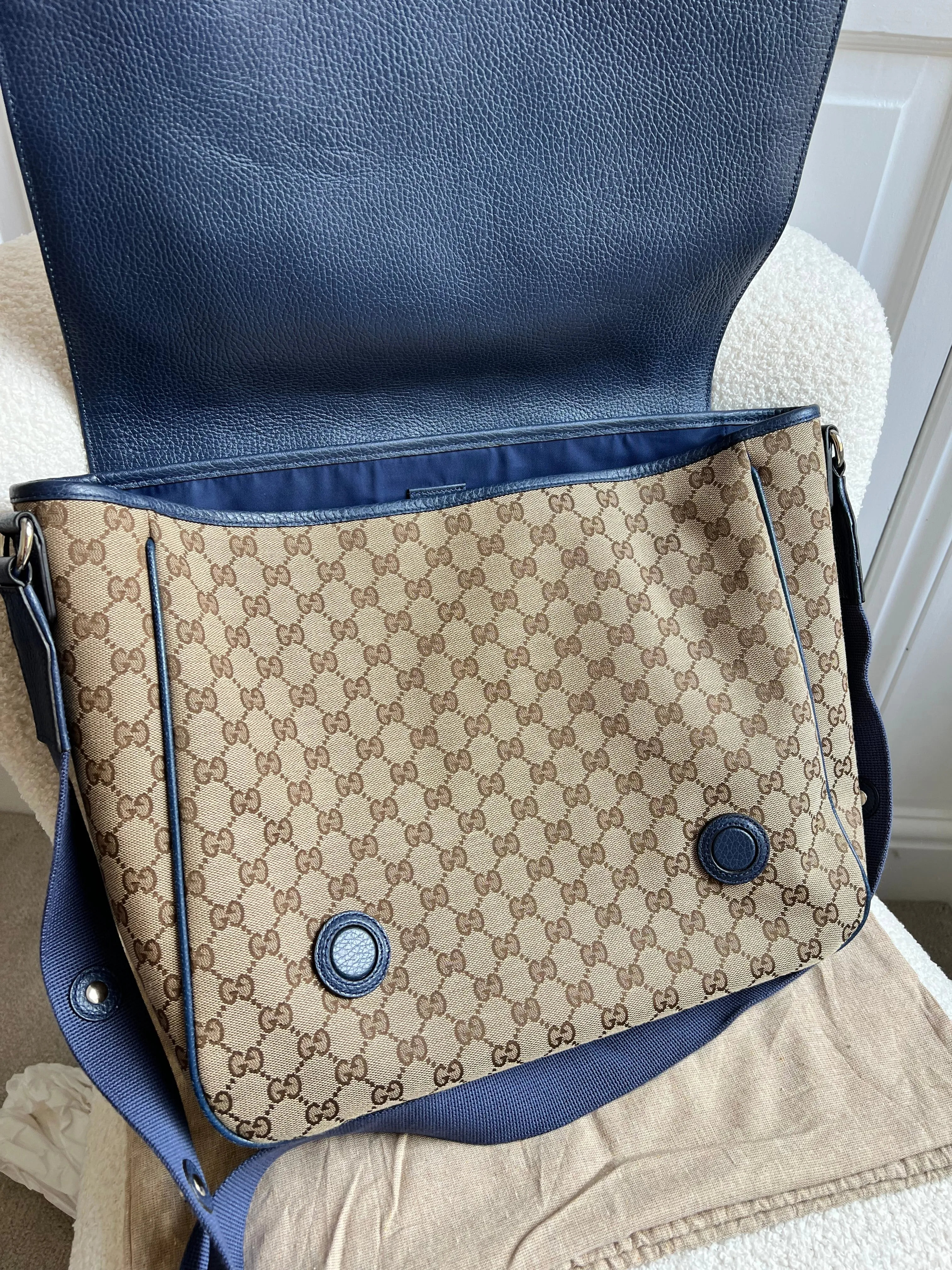 Gucci GG Canvas Baby Changing Bag