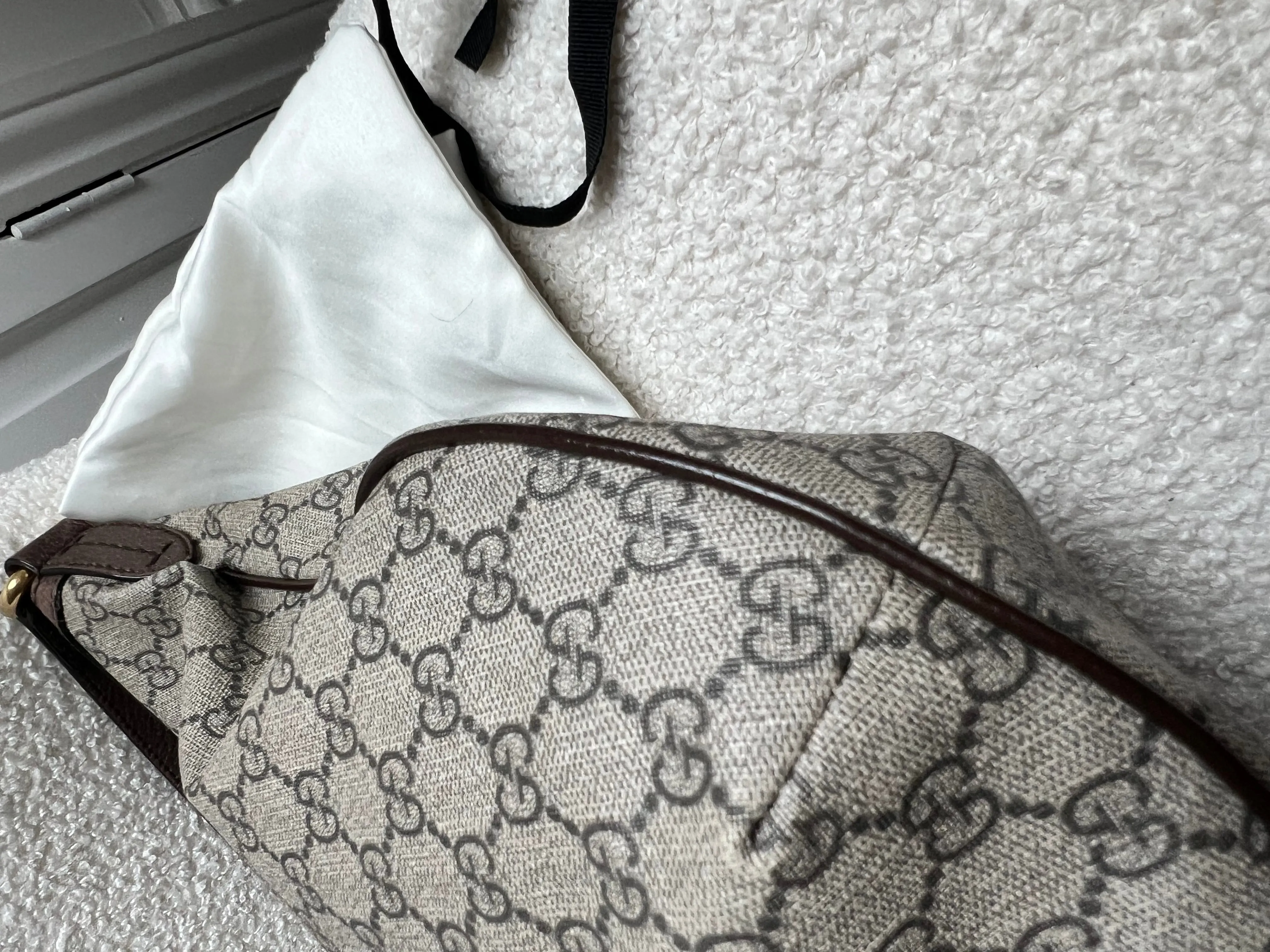 Gucci GG Supreme Ophidia Large Shoulder Bag (RRP £1090)