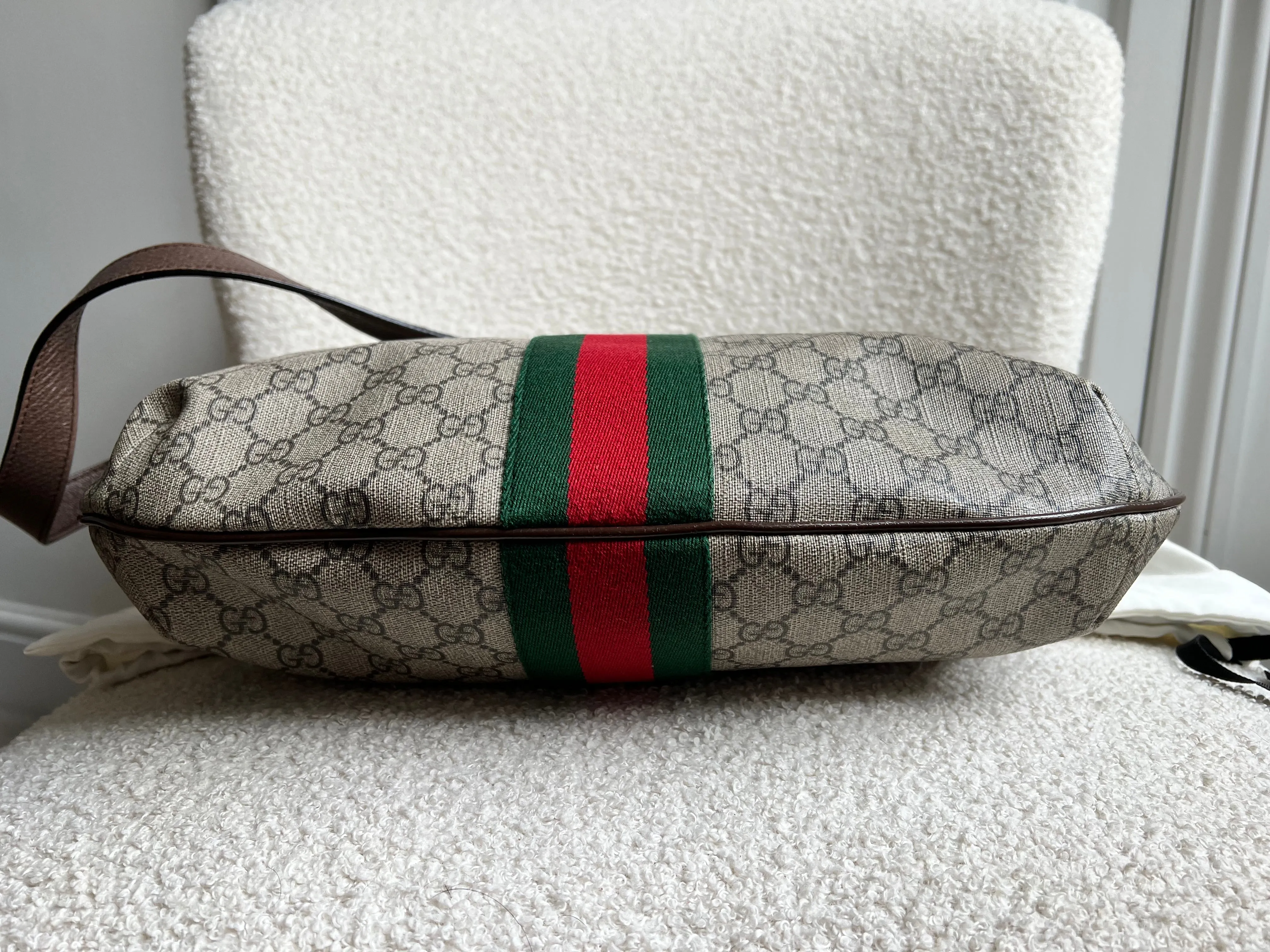 Gucci GG Supreme Ophidia Large Shoulder Bag (RRP £1090)