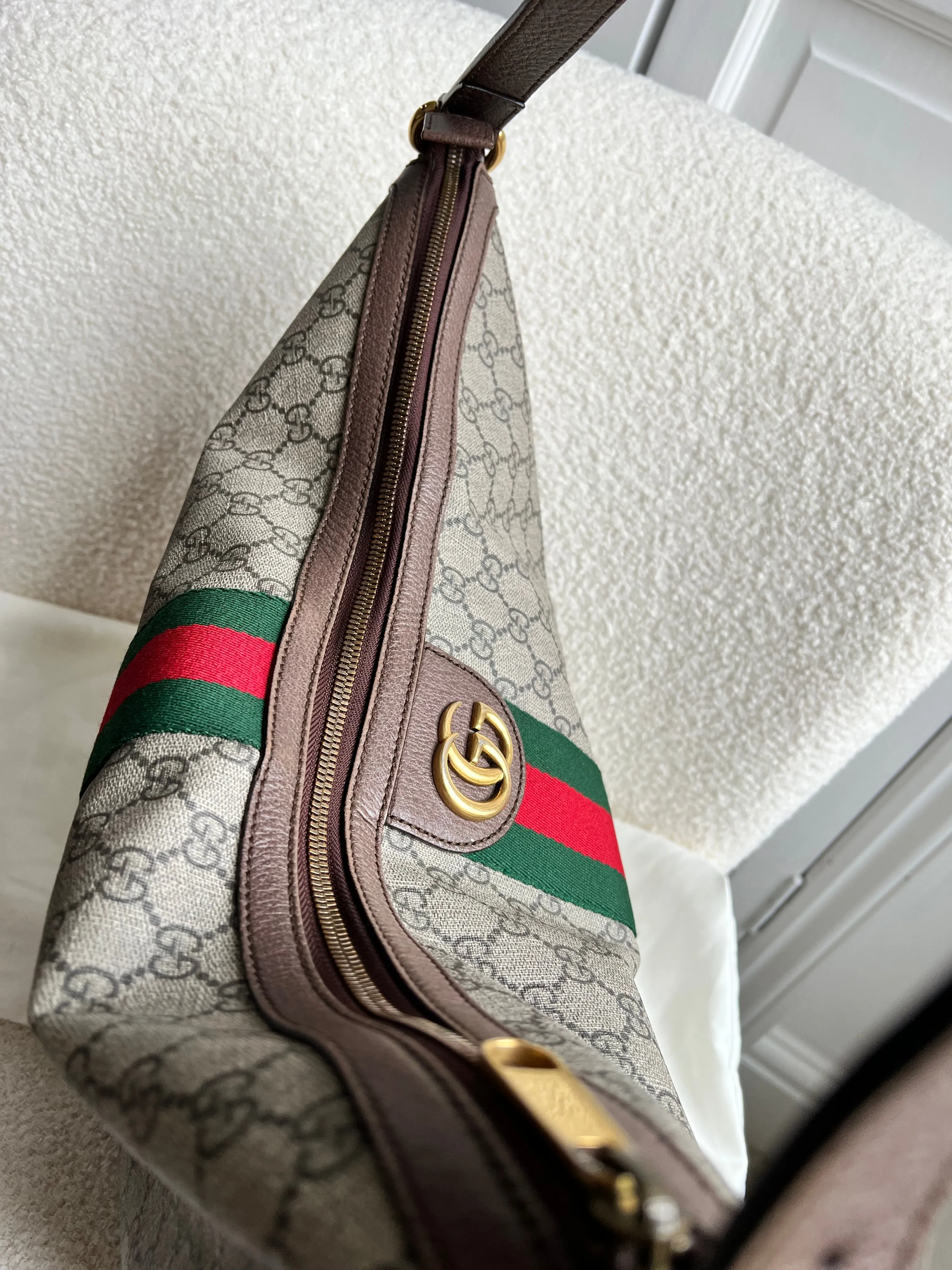 Gucci GG Supreme Ophidia Large Shoulder Bag (RRP £1090)
