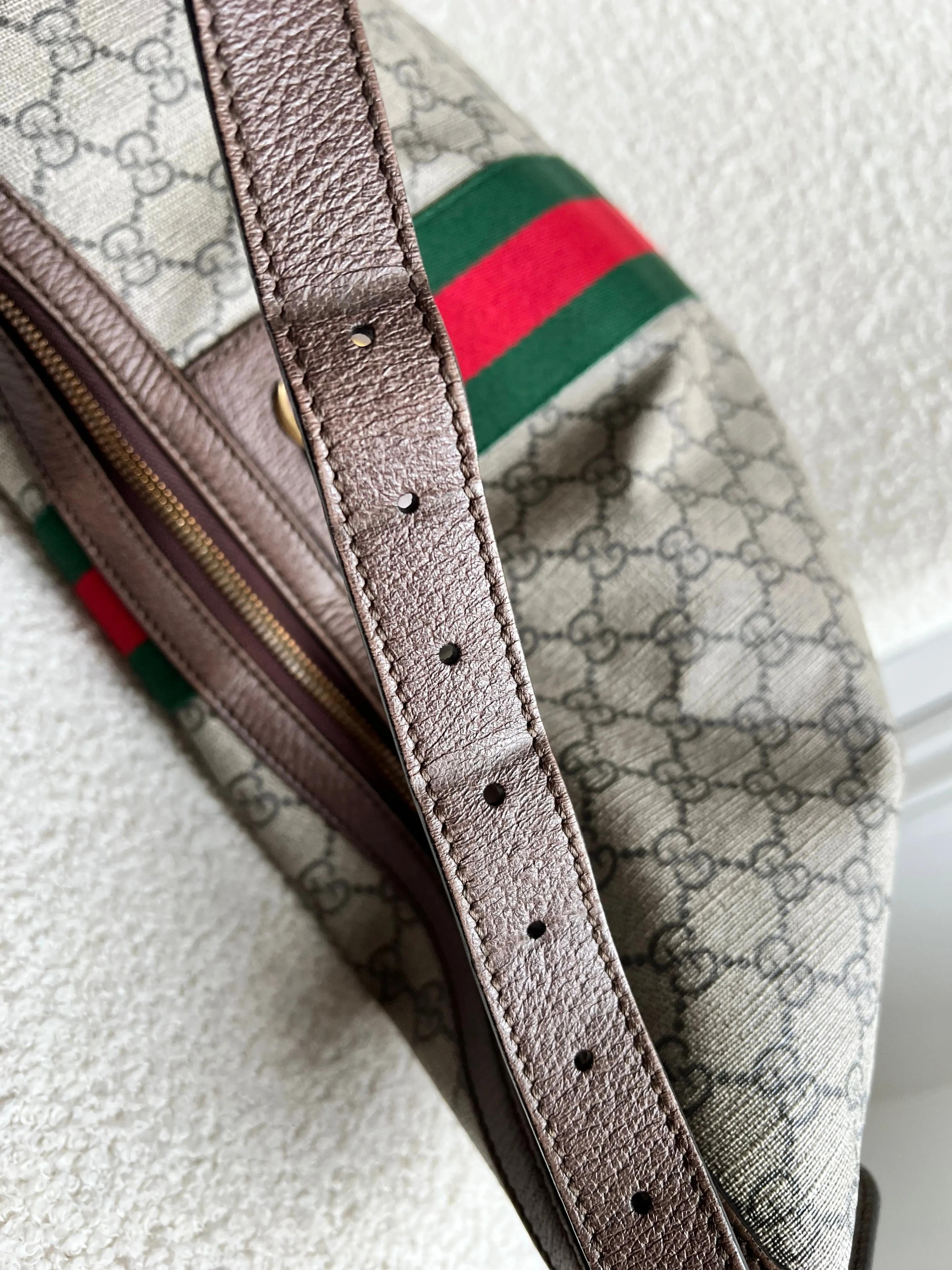 Gucci GG Supreme Ophidia Large Shoulder Bag (RRP £1090)