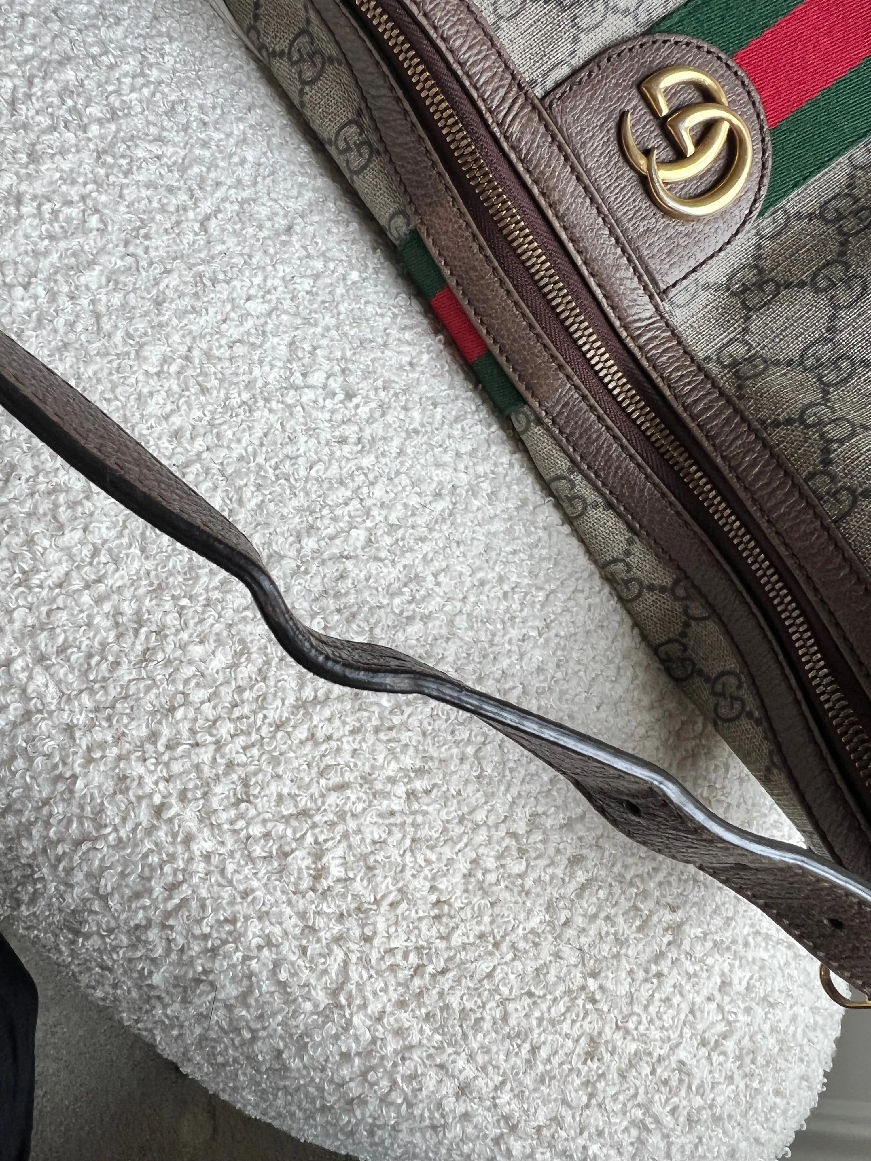 Gucci GG Supreme Ophidia Large Shoulder Bag (RRP £1090)