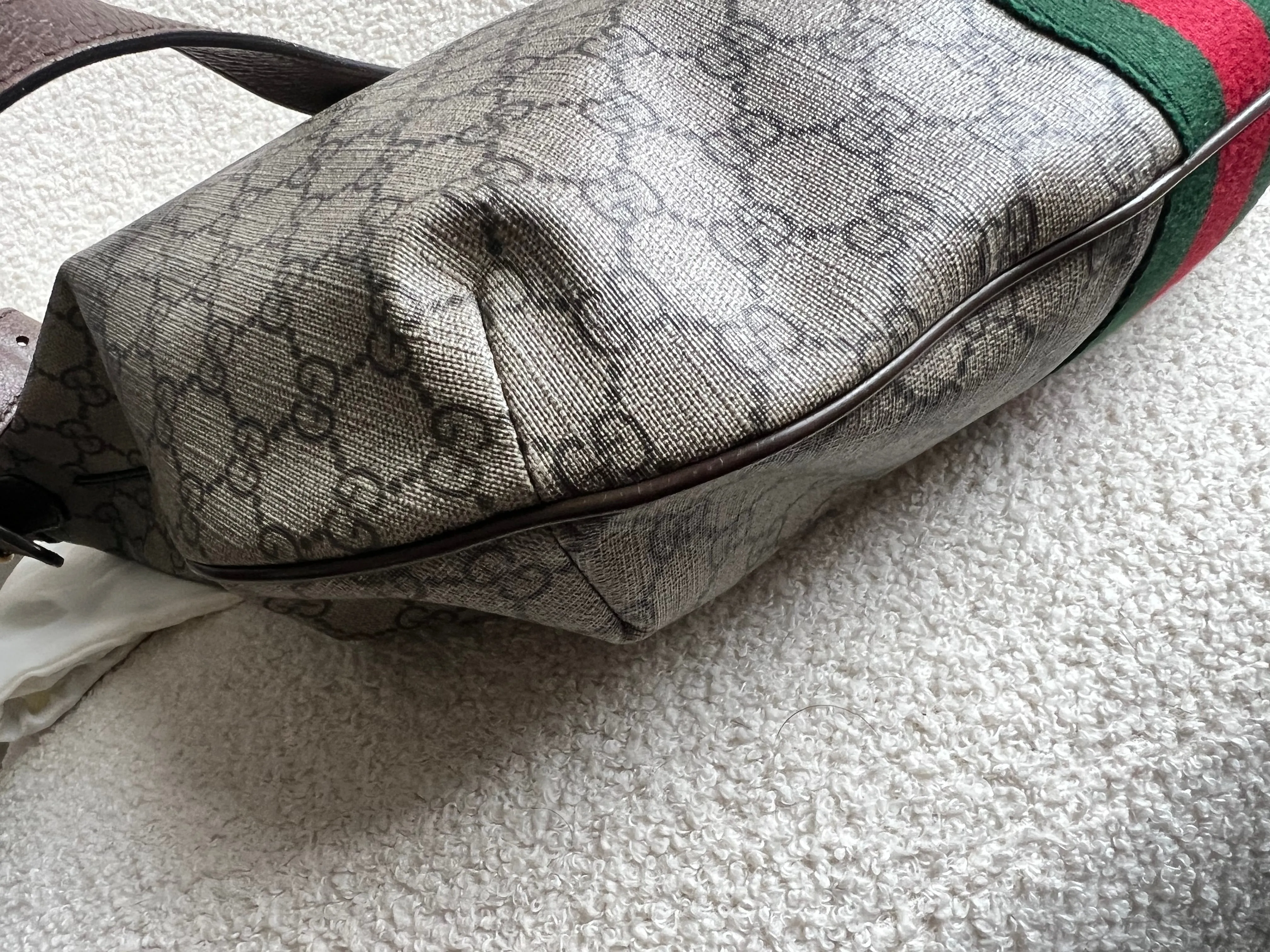 Gucci GG Supreme Ophidia Large Shoulder Bag (RRP £1090)