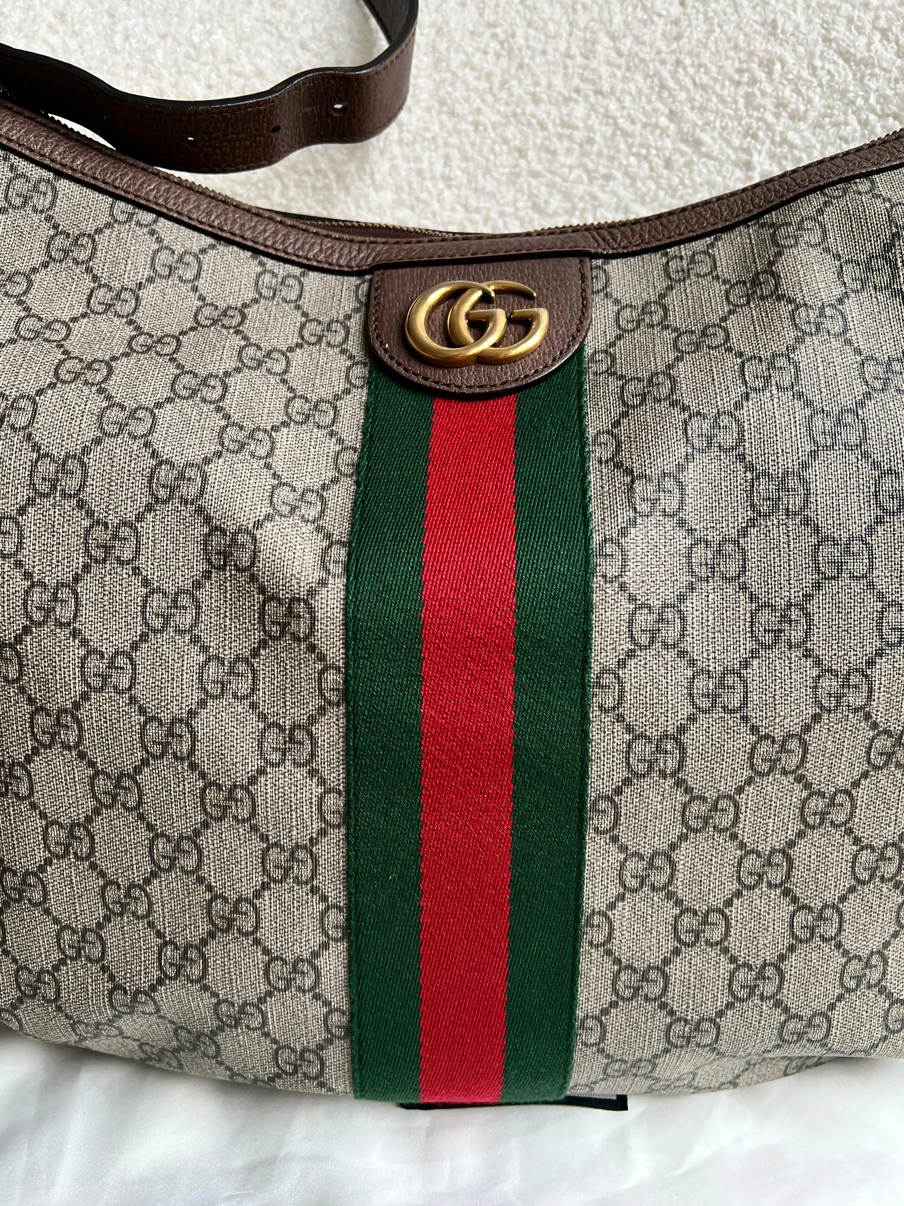 Gucci GG Supreme Ophidia Large Shoulder Bag (RRP £1090)