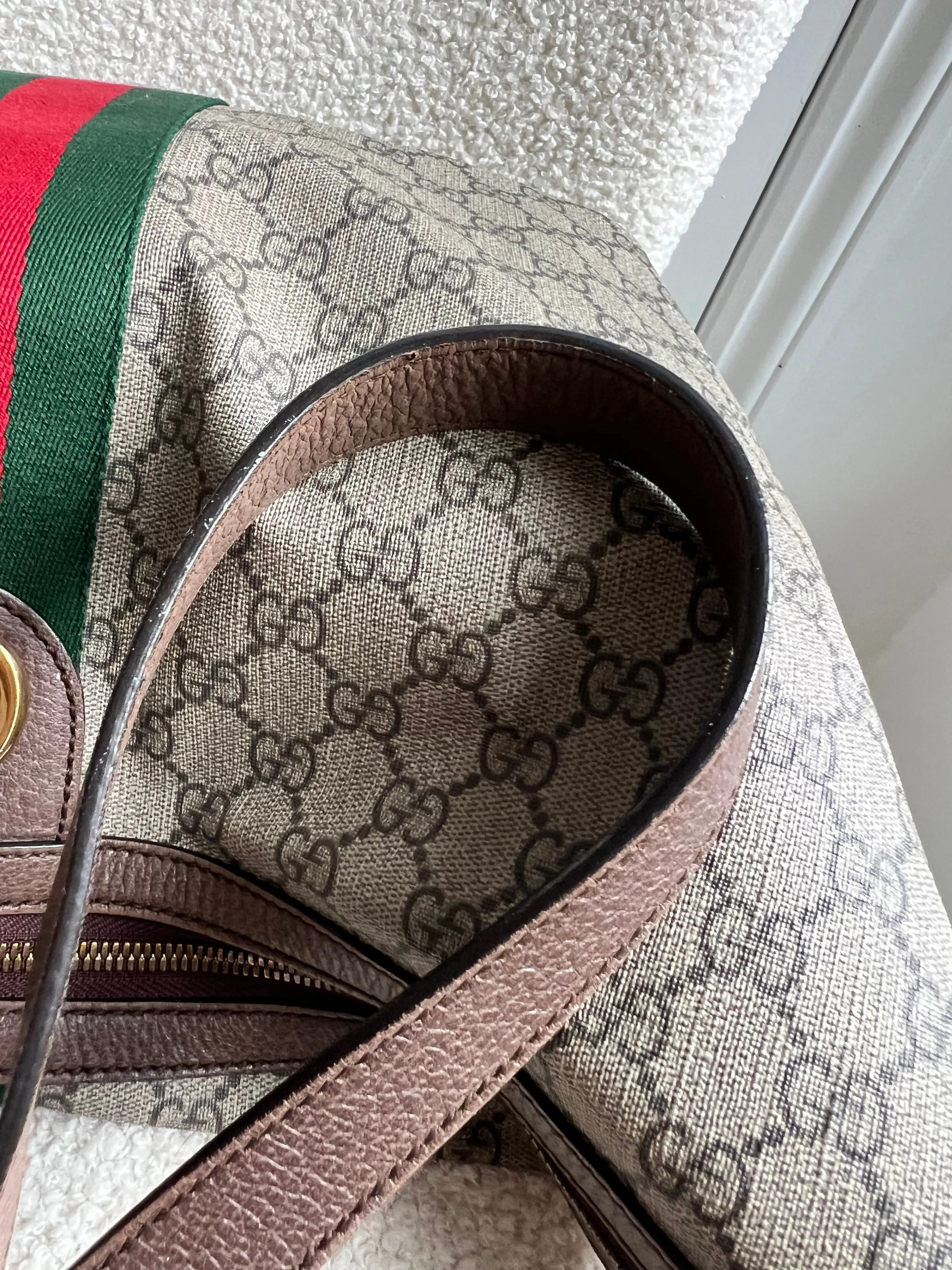 Gucci GG Supreme Ophidia Large Shoulder Bag (RRP £1090)