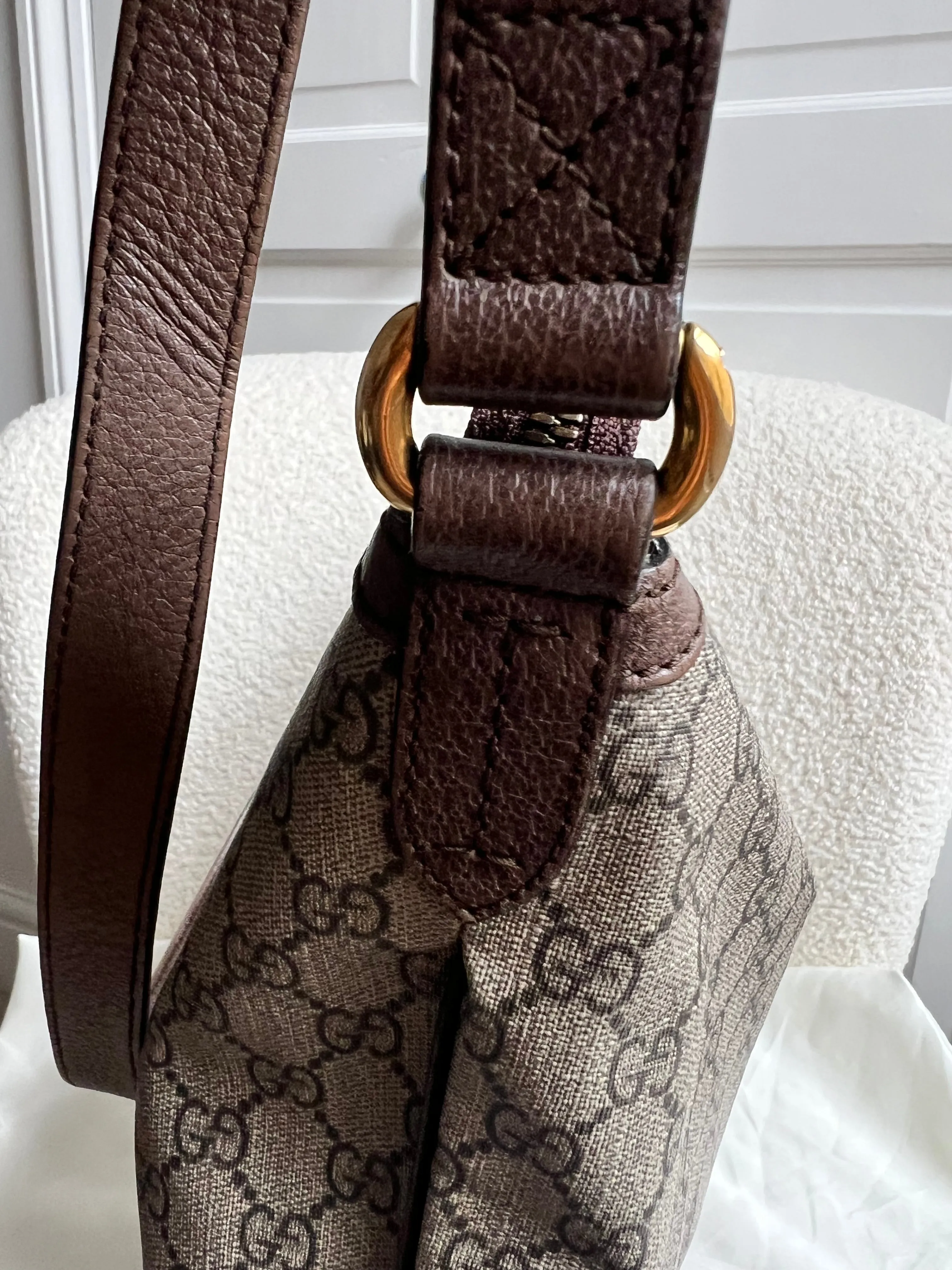 Gucci GG Supreme Ophidia Large Shoulder Bag (RRP £1090)