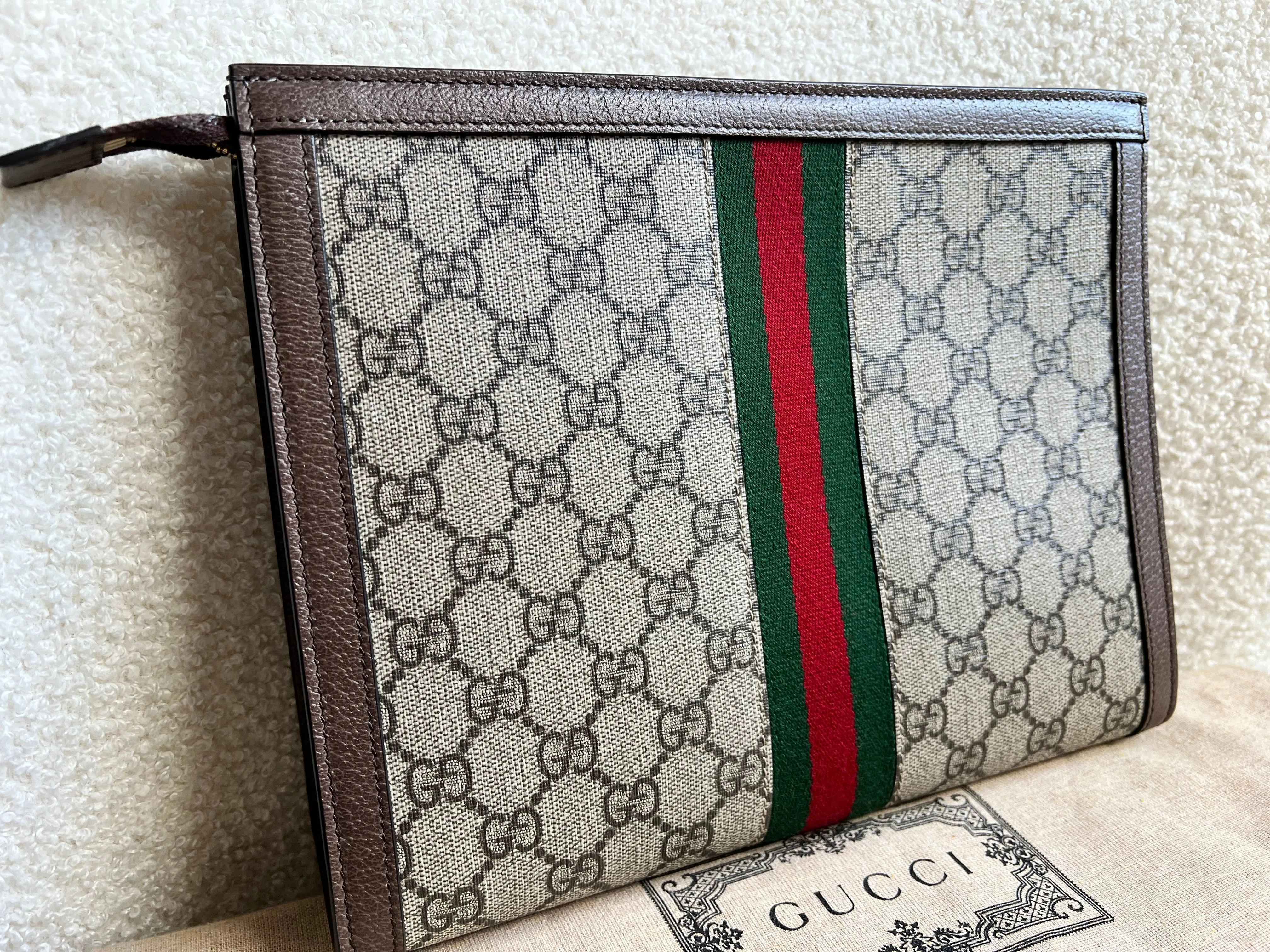 Gucci Supreme Ophidia Pouch (RRP £720)