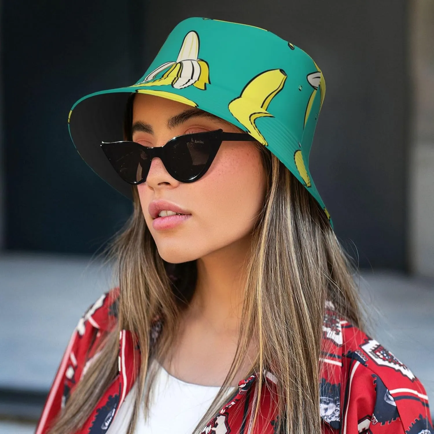 Gudetama Cute Bucket Hat Summer Sun Hat for Travel Beach Golf Fishing - Fashion Outdoor Fisherman Boonie for Men Women