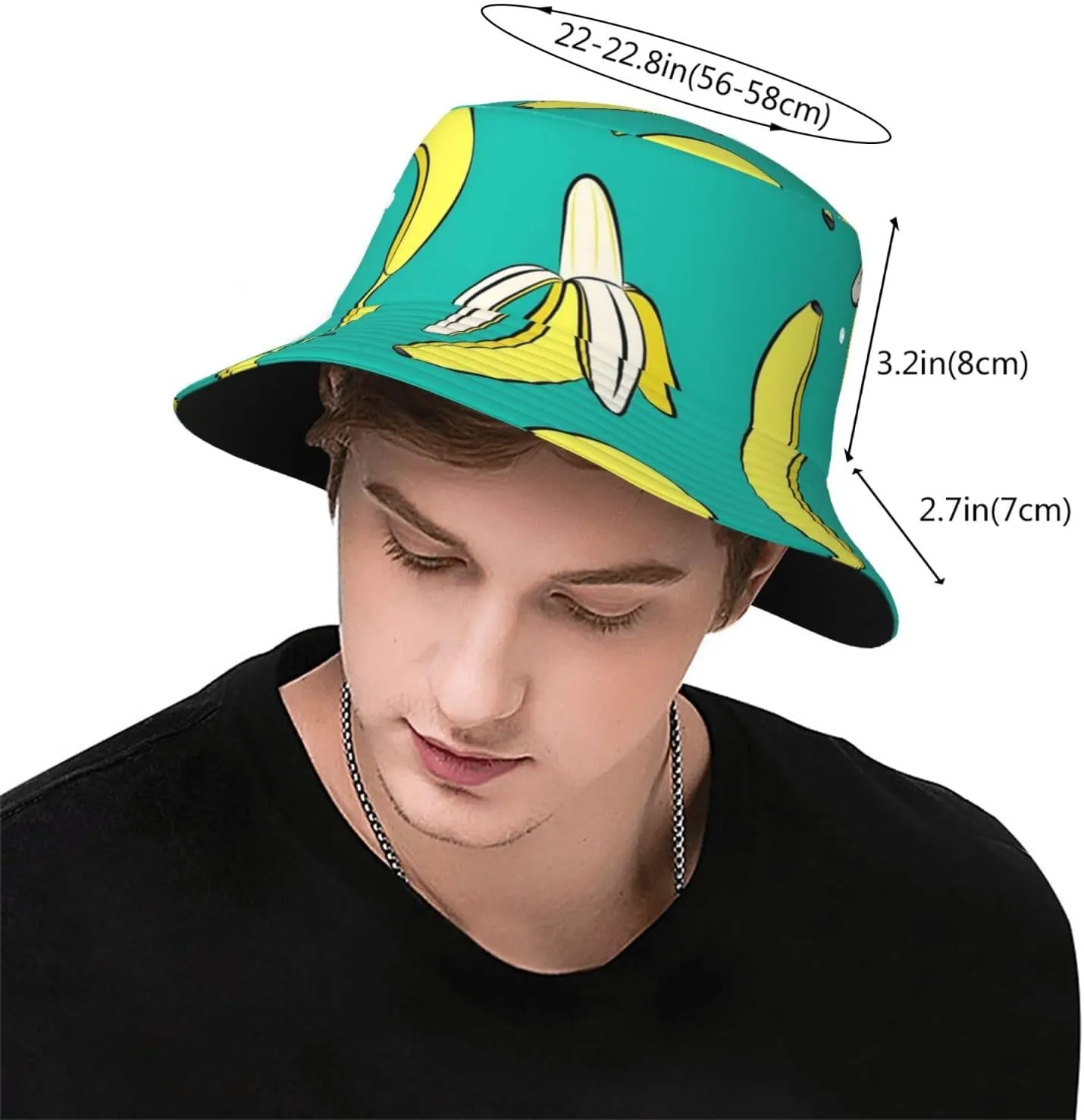 Gudetama Cute Bucket Hat Summer Sun Hat for Travel Beach Golf Fishing - Fashion Outdoor Fisherman Boonie for Men Women