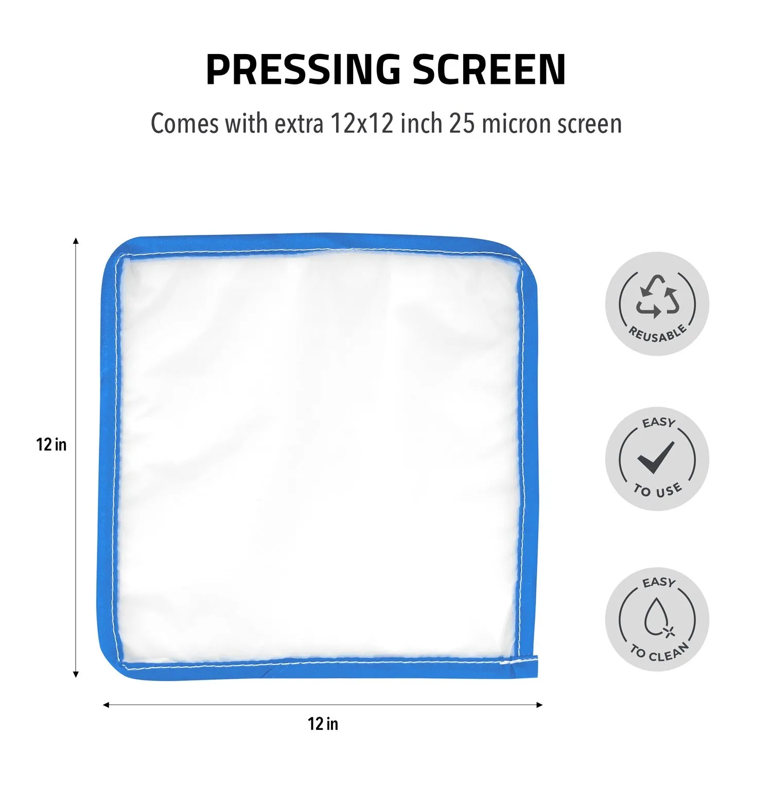 Gutenberg's Bubble Bag Kit | 25µm-45µm-73µm-90µm-120µm-160µm-190µm-220µm | 32-Gallon | Set of 8